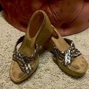 Lower East Side Metallic Wedge 8